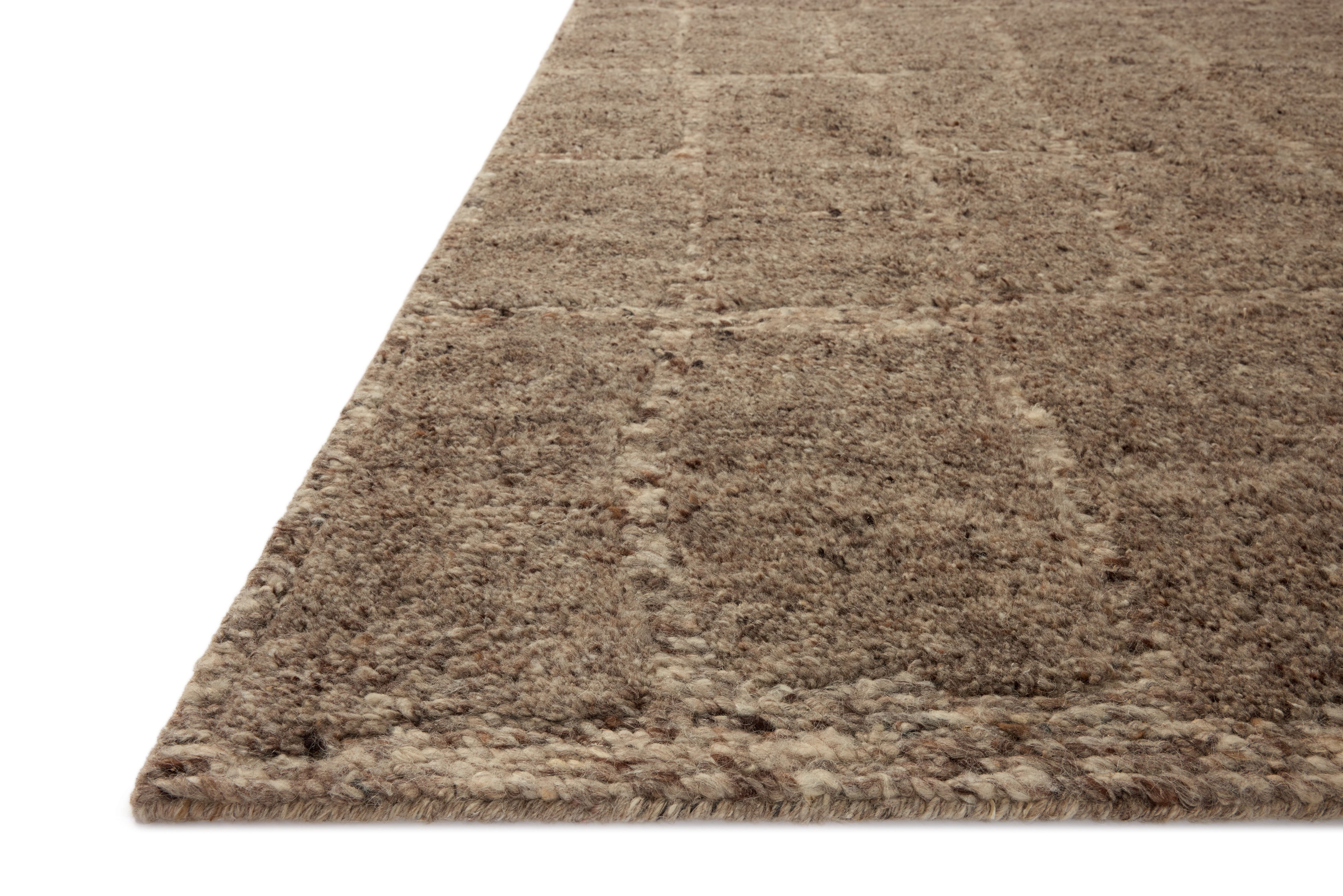 Loloi Hughes Taupe Rug, 18" x 18" Sample – view 2