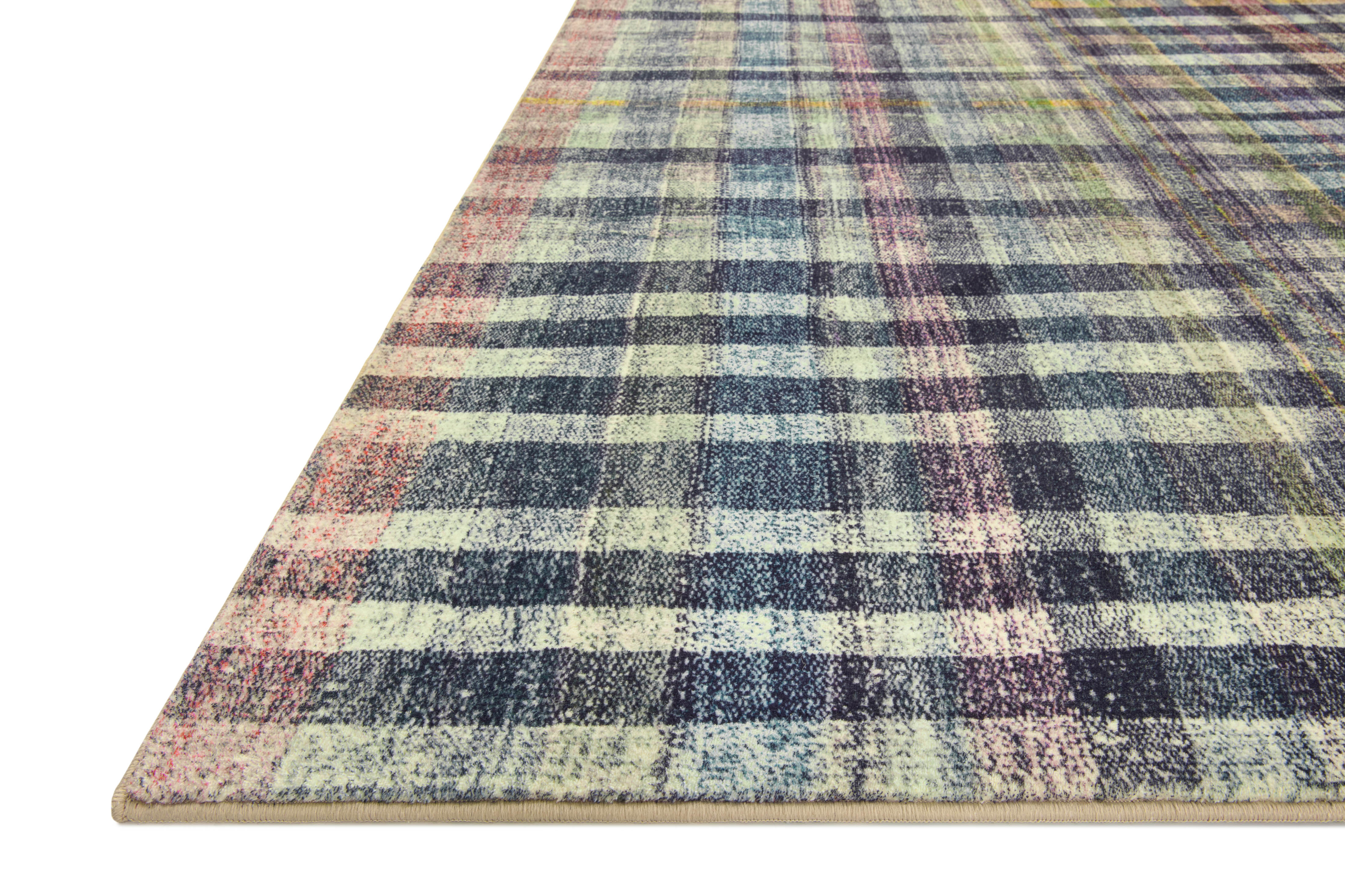 Chris Loves Julia X Loloi Humphrey Plum/ Multi Rug 0-RUGS Loloi