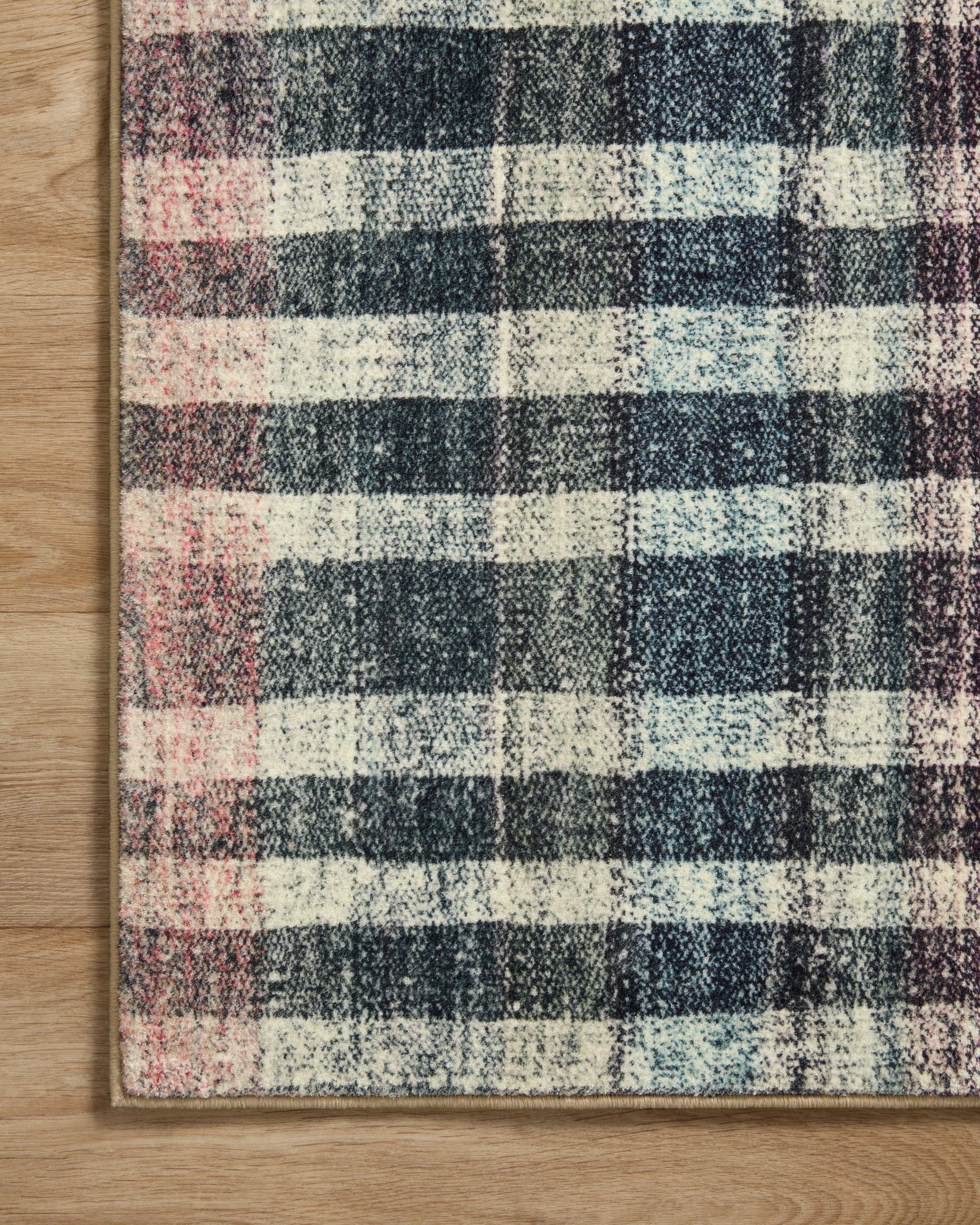 Chris Loves Julia x LoloiHumphrey Plum / Multi Rectangle Rug RUGS - synthetic Loloi