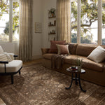 Loloi Haywood Charcoal / Mocha Rug RUGS - synthetic Loloi
