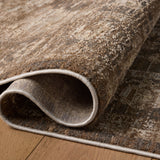 Loloi Haywood Charcoal / Mocha Rug RUGS - synthetic Loloi