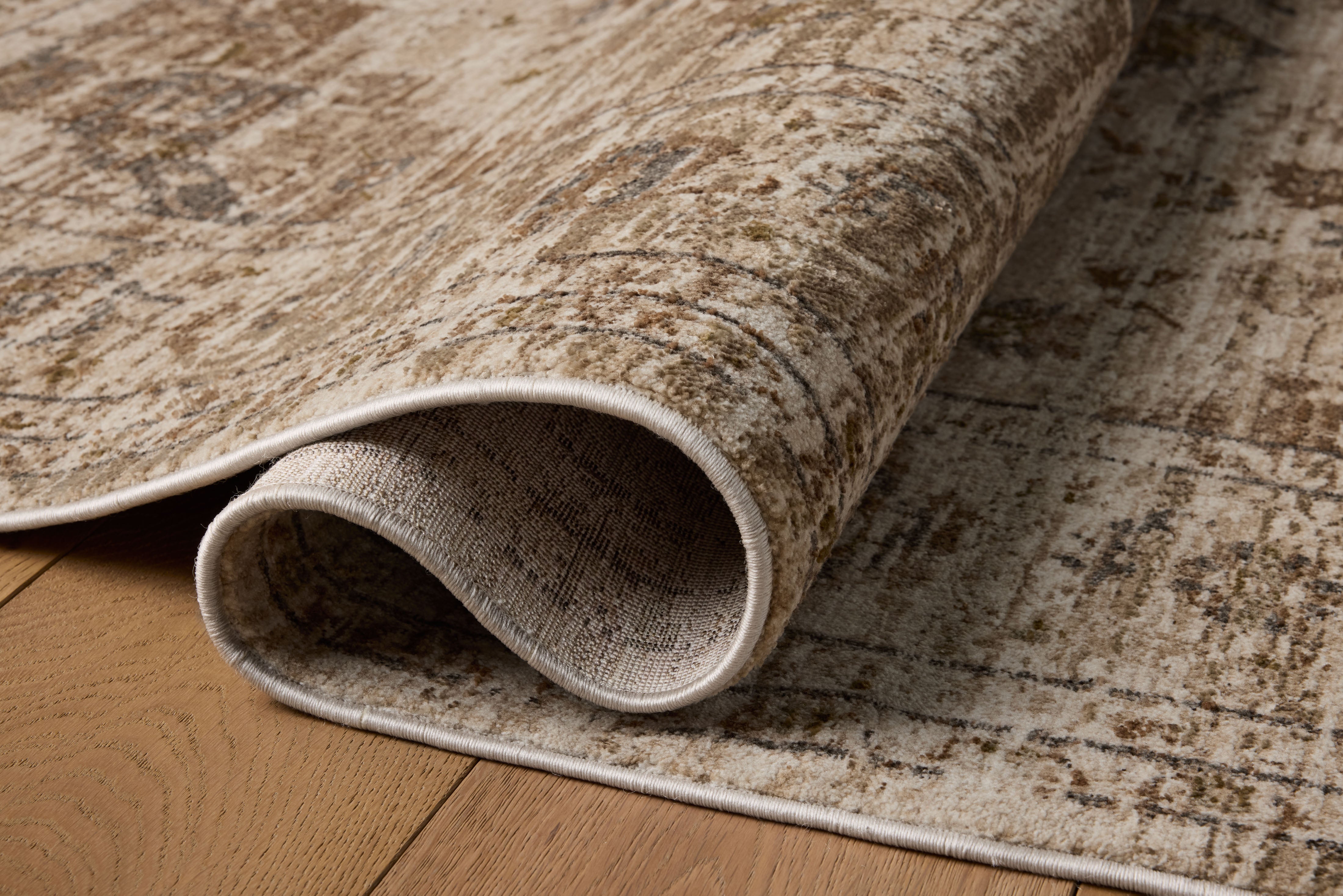 Loloi Haywood Natural / Bark Rug RUGS - synthetic Loloi 18" x 18"