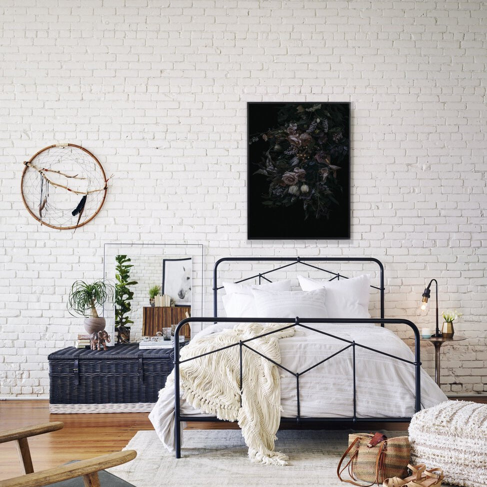 Casey Iron Bed FURNITURE - bed FOUR HANDS