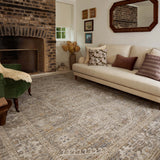 Chris Loves Julia x Loloi Ida Taupe / Multi Rug