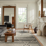 Loloi Iman Ivory / Charcoal Rug RUGS - patterned Loloi