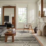 Loloi Iman Ivory / Charcoal Rug RUGS - patterned Loloi