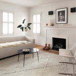 Loloi Iman Ivory / Lt. Grey Rug RUGS - patterned Loloi