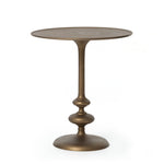 FLOOR MODEL - Merlin Matchstick Pedestal Table FURNITURE - floor model Four Hands