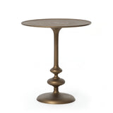 FLOOR MODEL - Merlin Matchstick Pedestal Table FURNITURE - floor model Four Hands
