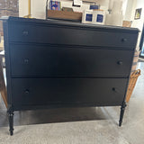 FLOOR MODEL - Lennon 3 Drawer Dresser - Black Iron