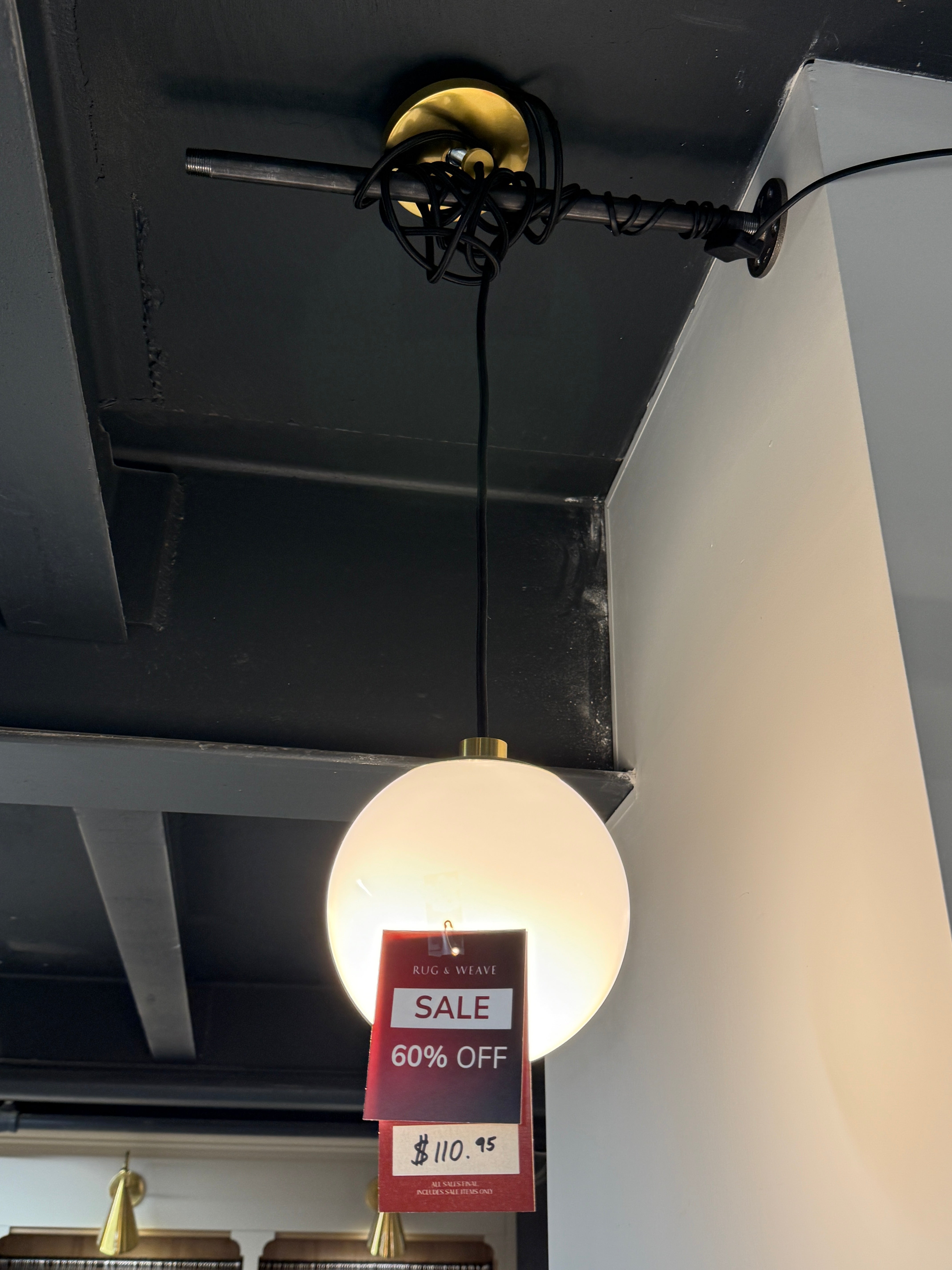 FLOOR MODEL - Stella Pendant LIGHTING - store fixture Hudson Valley Lighting