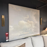 FLOOR MODEL - “Cloudy Day” Framed Canvas Print - 61" x 51"