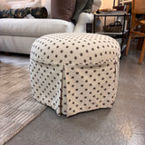 FLOOR MODEL - Buttercup Skirted Ottoman