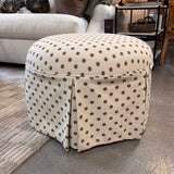 FLOOR MODEL - Buttercup Skirted Ottoman