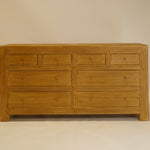 Ronan Reclaimed Wood Dresser- Natural 5-VINTAGE-cabinet Hauer Market