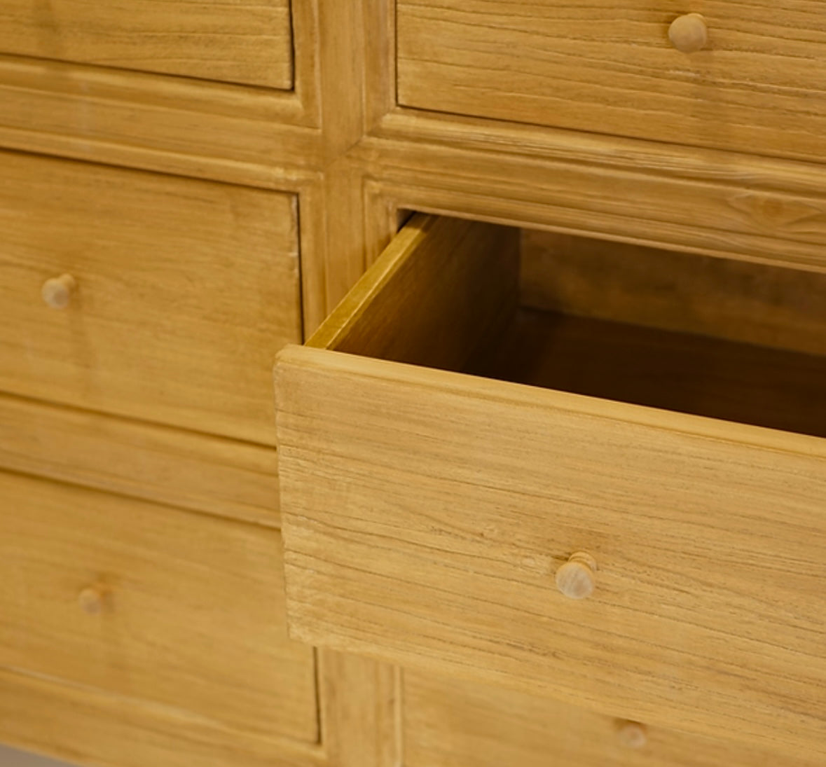 Ronan Reclaimed Wood Dresser- Natural 5-VINTAGE-cabinet Hauer Market
