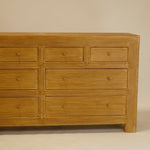 Ronan Reclaimed Wood Dresser- Natural 5-VINTAGE-cabinet Hauer Market