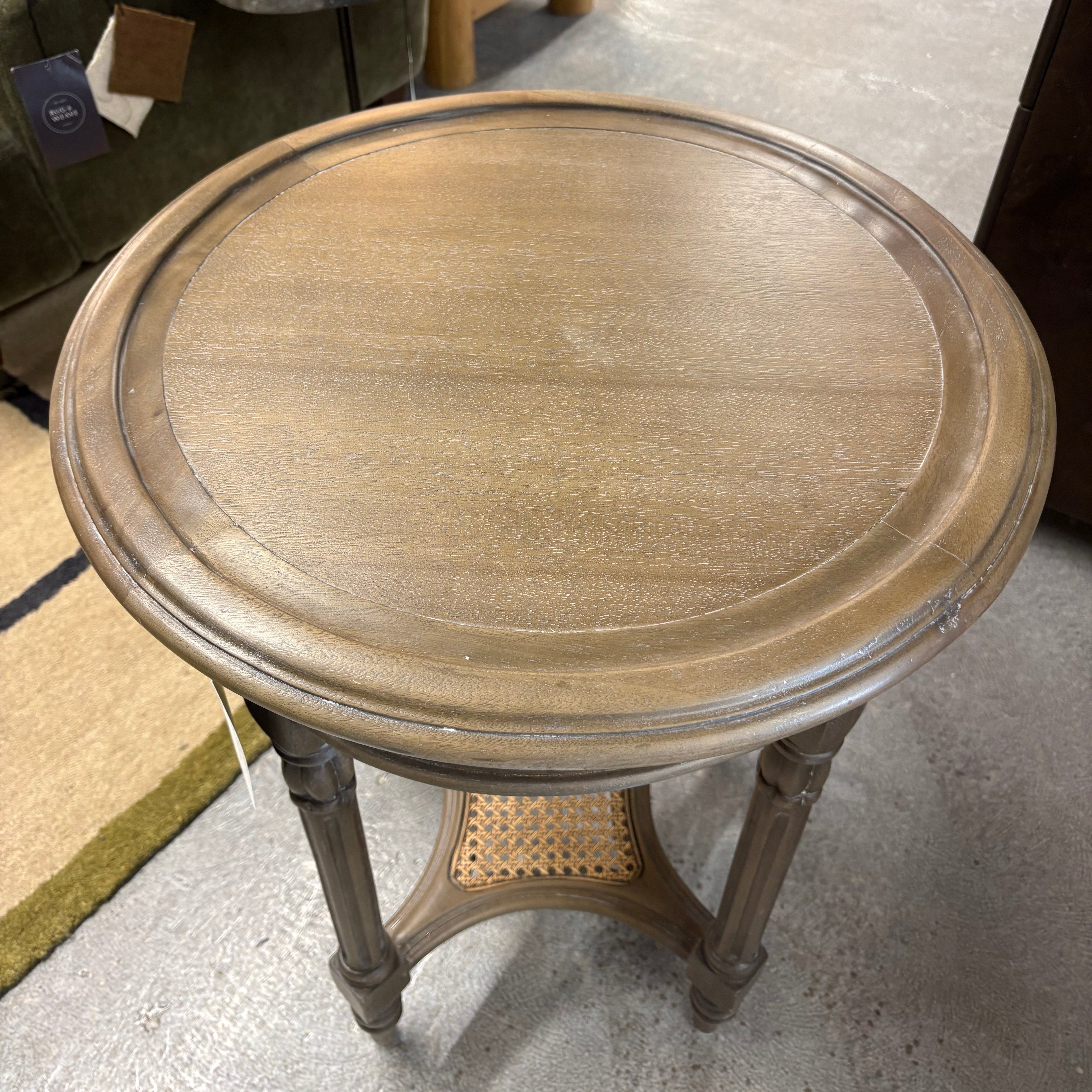 FLOOR MODEL - Monterey Side Table - Straw Wash FURNITURE - floor model Bramble