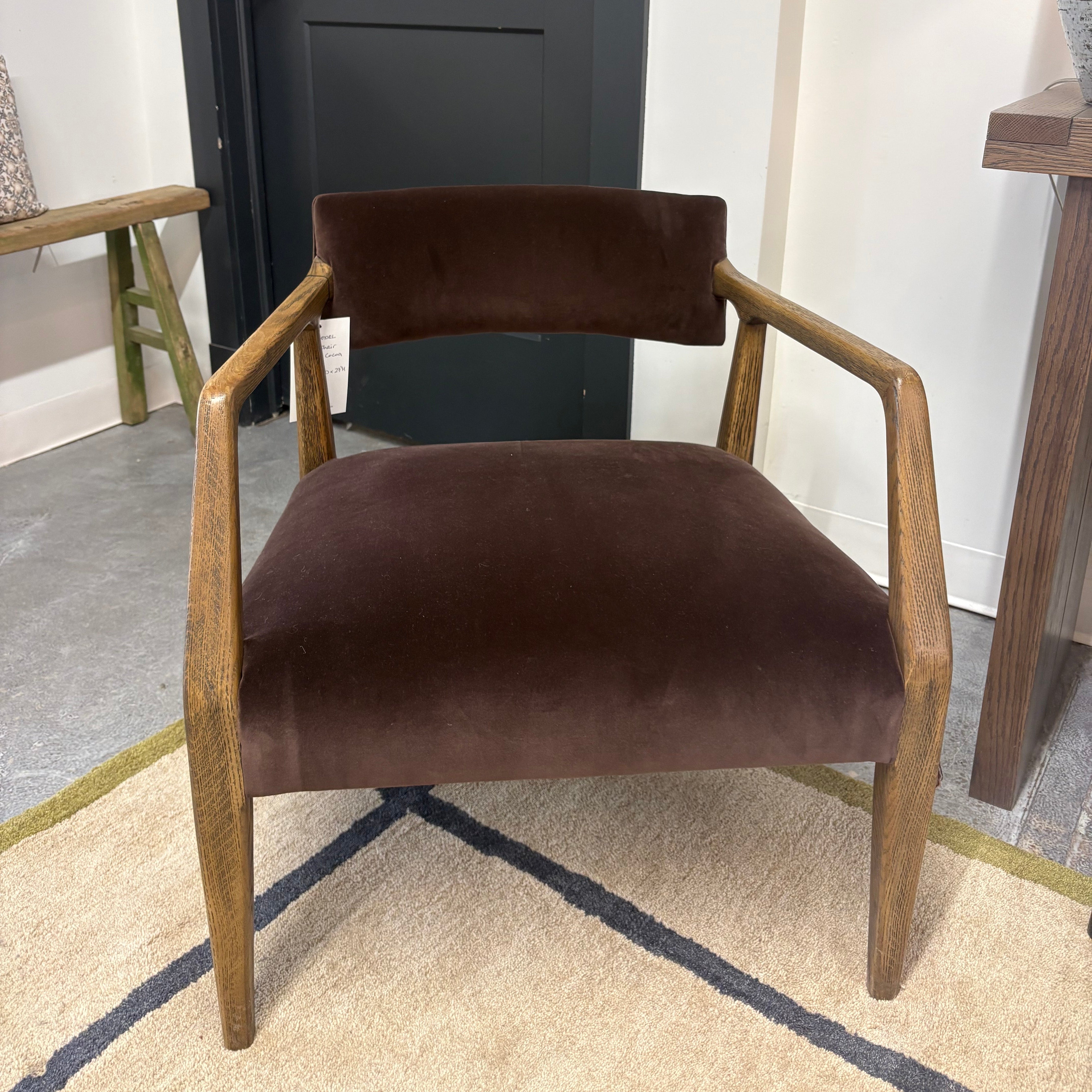 FLOOR MODEL - Tyler Armchair - Surrey Cocoa FURNITURE - floor model Four Hands