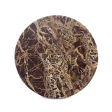 Jocelyn End Table - Brown Marble FURNITURE - side table Four Hands