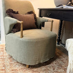 FLOOR MODEL - Brently Chair - Broadway Olive FURNITURE - floor model Four Hands