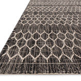 Loloi Isle Black / Grey Rug 5-Rugs - indoor/outdoor Loloi