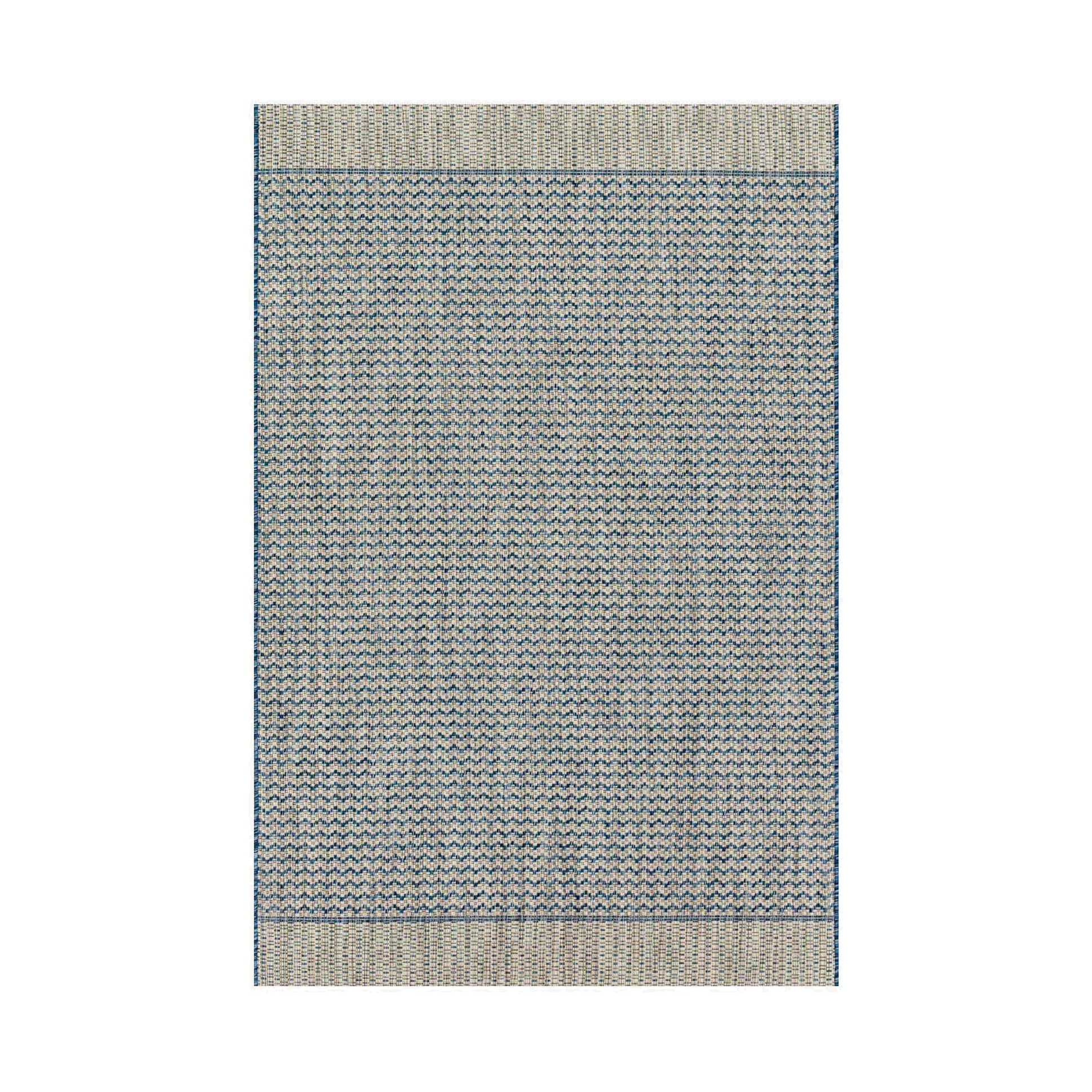 Loloi Isle Grey / Blue Rug 5-Rugs - indoor/outdoor Loloi