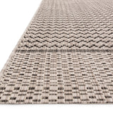 Loloi Isle Grey / Black Rug 5-Rugs - indoor/outdoor Loloi