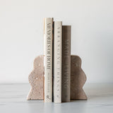 Curved Textured Bookends - Rug & Weave