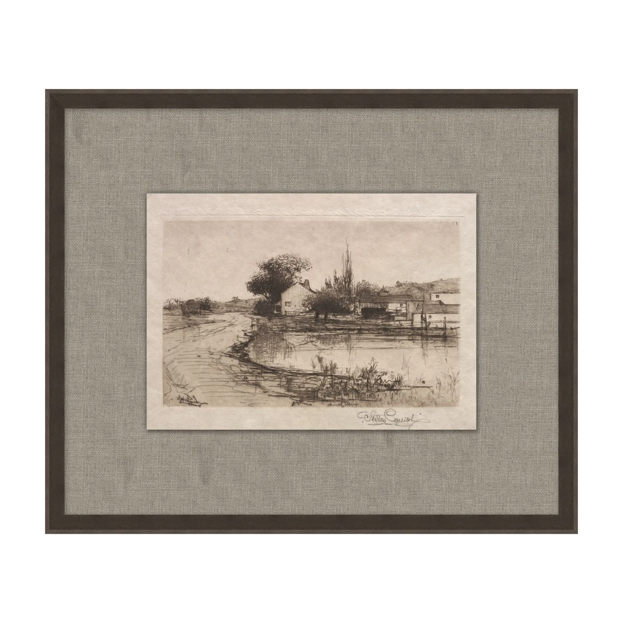 "Home Sketch" Framed Art Print ARTWORK - framed print Wendover Art Group