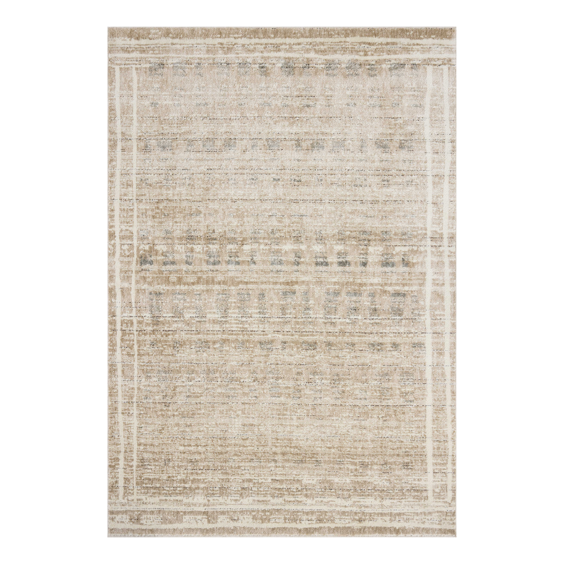 Jeremiah Brent x Loloi Bleecker Khaki / Natural Rug RUGS-geometric Loloi