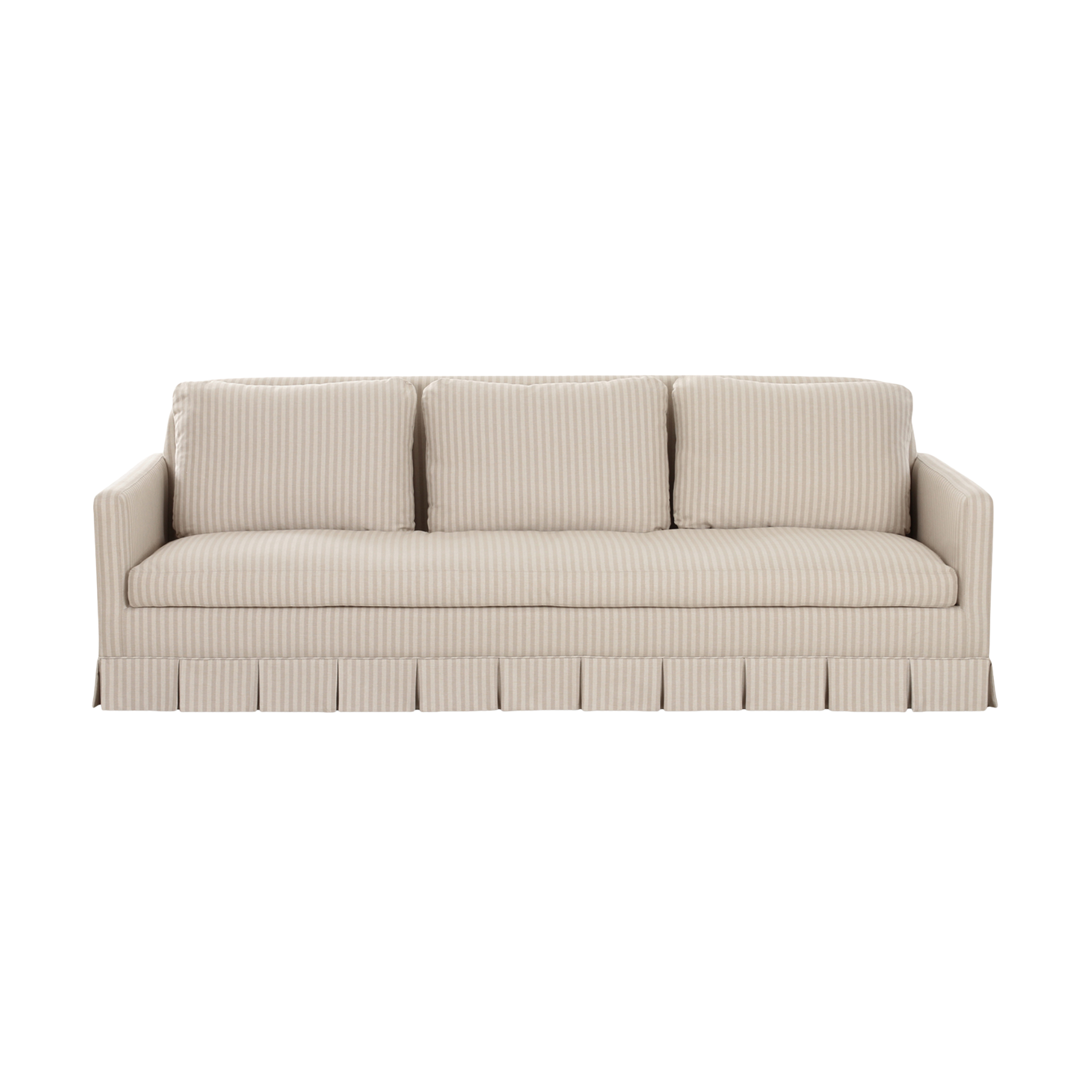Pelicano 99" Sofa Sofas Moe's Furniture Beige Stripe