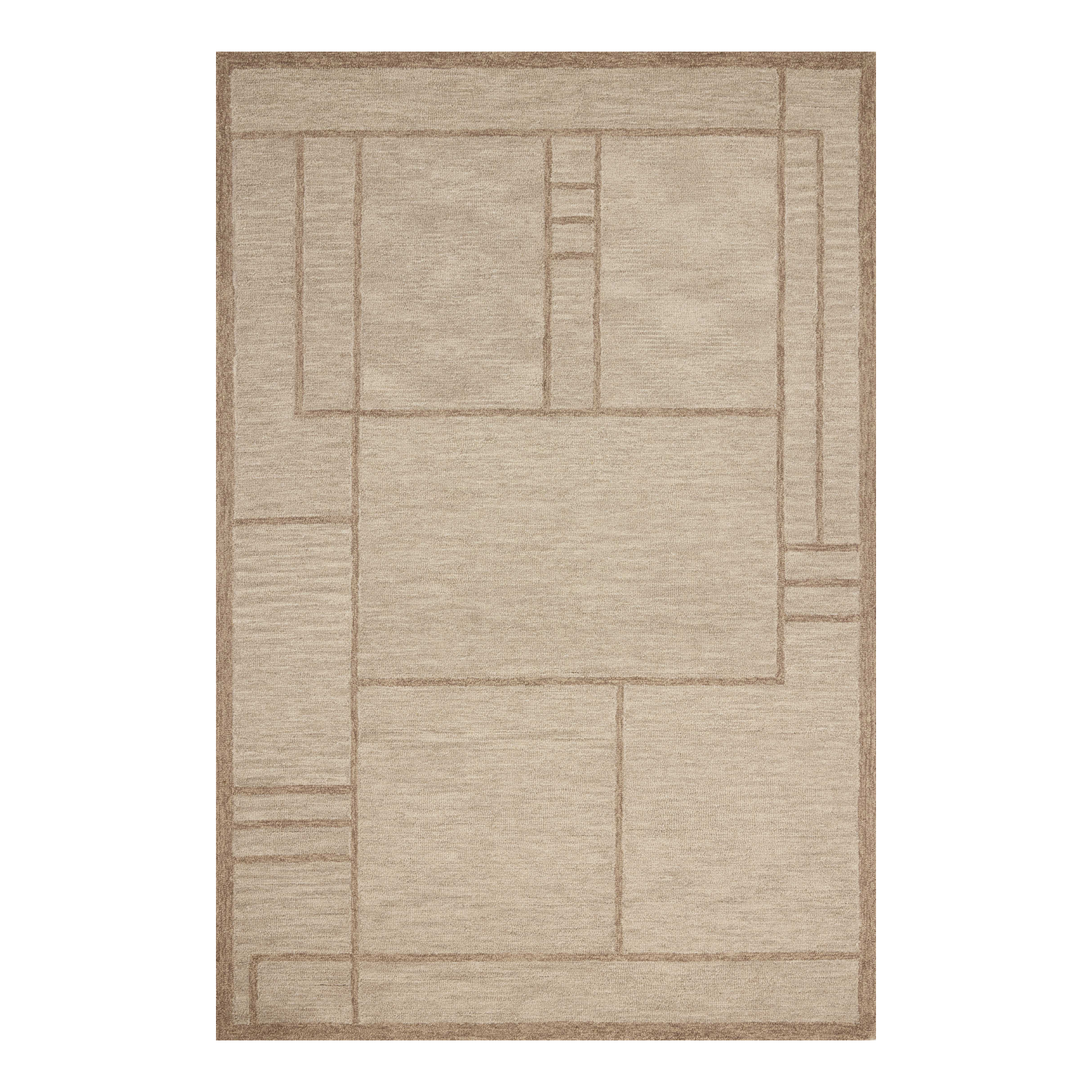Jeremiah Brent x Loloi Barrow Beige / Taupe Rug RUGS-geometric Loloi
