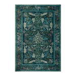 Rifle Paper Co. x Loloi Canopy Teal Rug RUGS-patterned Loloi