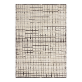 Jeremiah Brent x Loloi Bleecker Ivory / Charcoal Rug RUGS-geometric Loloi