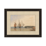 "Boats at Dawn" Framed Art Print ARTWORK - framed art Wendover Art Group