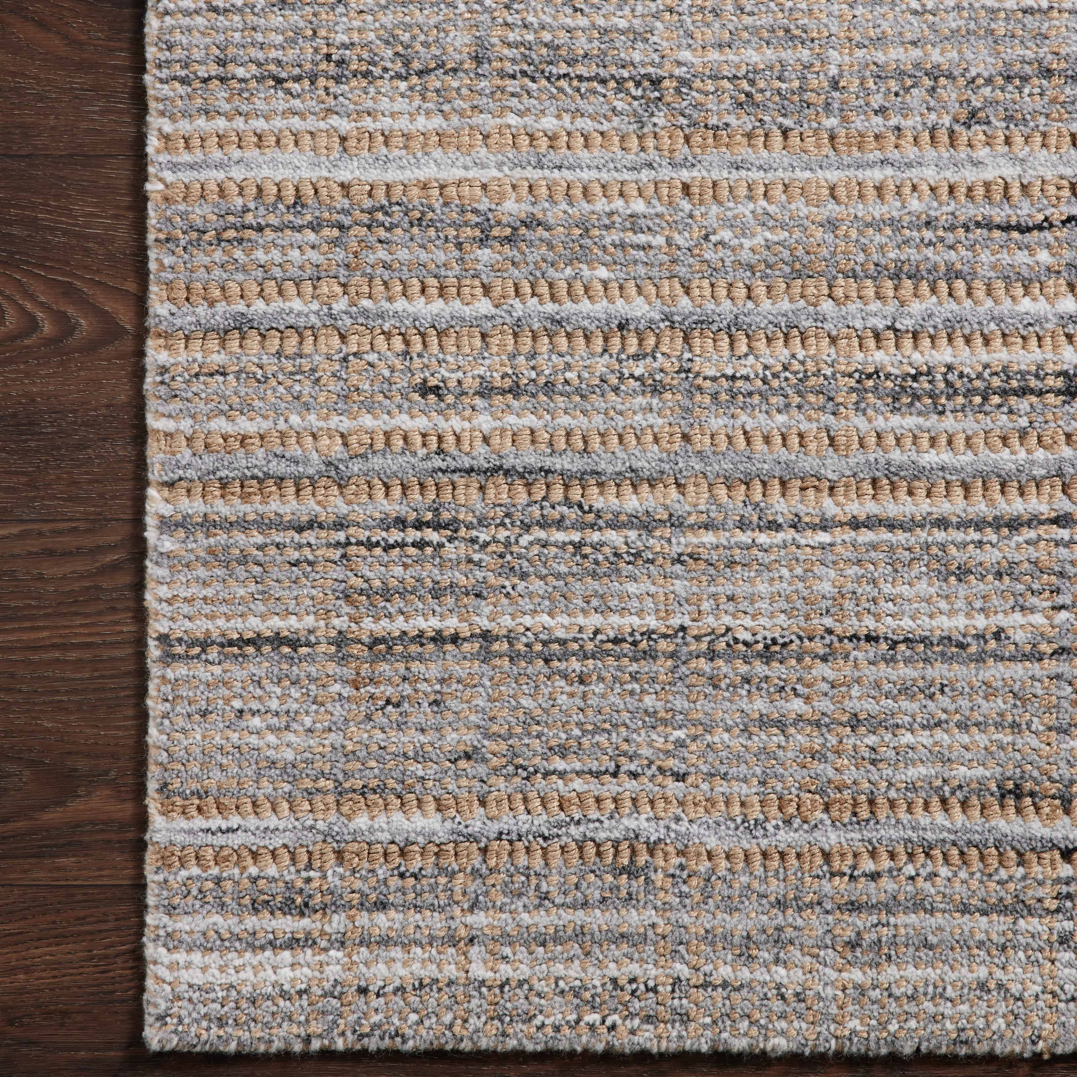 Loloi Jamie Natural / Slate Rug RUGS-solid Loloi