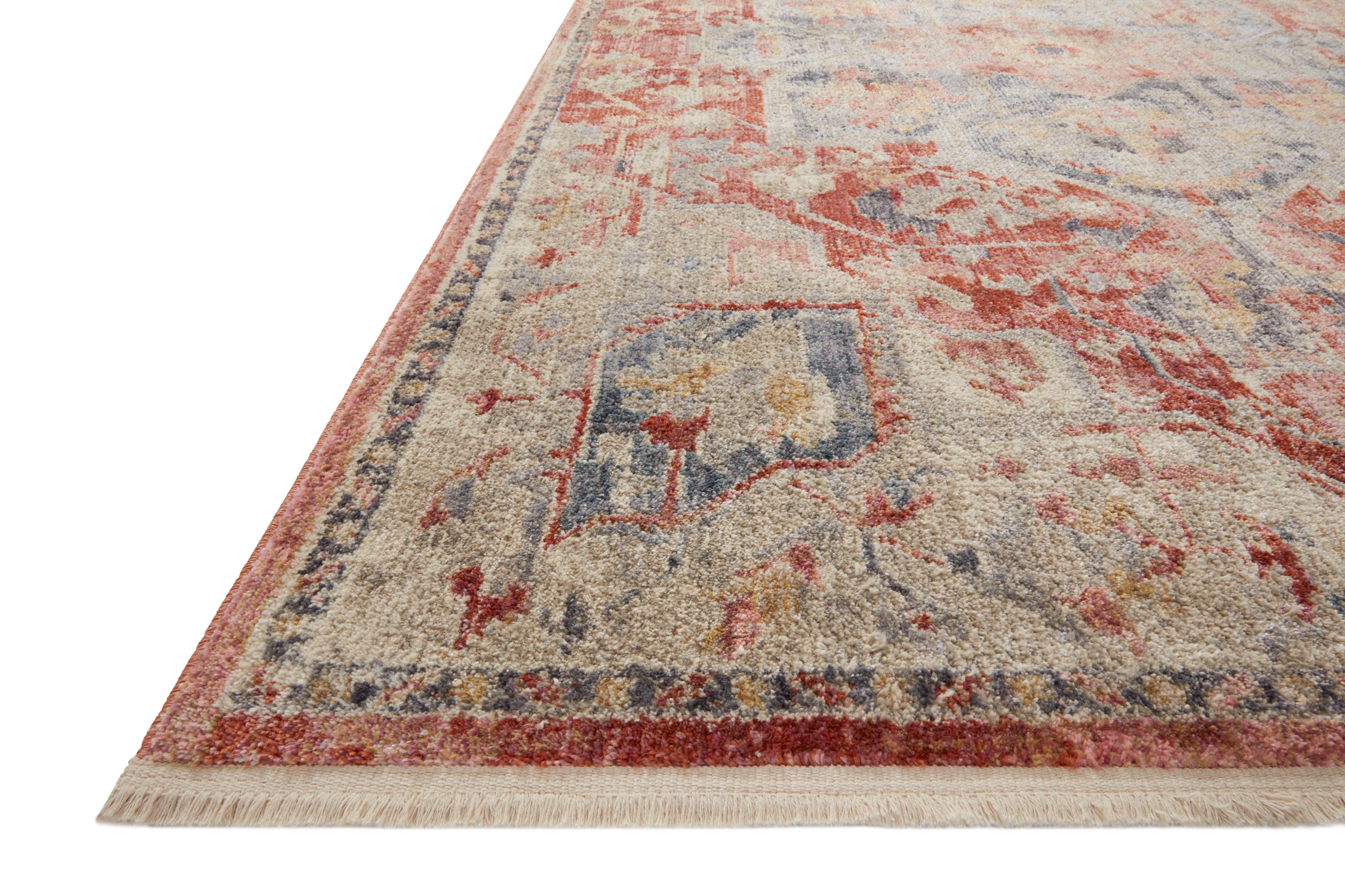 Magnolia Home By Joanna Gaines x Loloi Janey Garnet / Multi Rug RUGS - synthetic Loloi