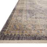 Magnolia Home By Joanna Gaines x Loloi Janey Slate / Gold Rug RUGS - synthetic Loloi