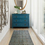 Loloi Javari Steel / Lagoon Rug RUGS - synthetic Loloi