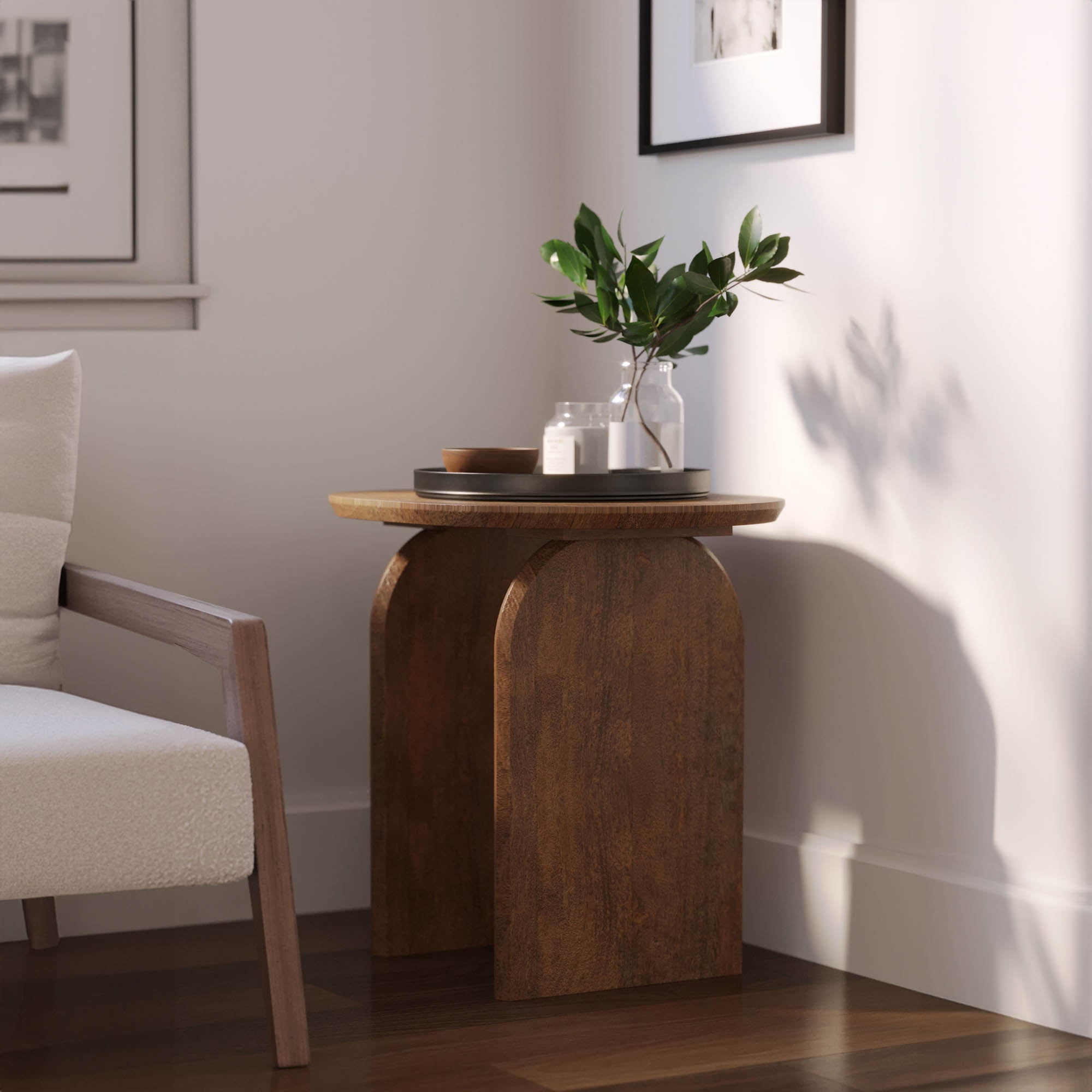 Domini Side Table FURNITURE - side tables LH IMPORTS