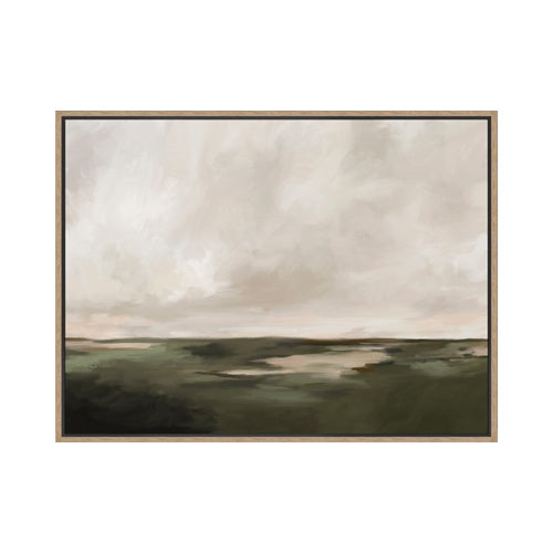"Blush Horizon" Framed Canvas ARTWORK - framed art Northwood Collection
