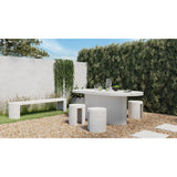 Lewis Outdoor Dining Table FURNITURE - outdoor dining table Moe's Furniture