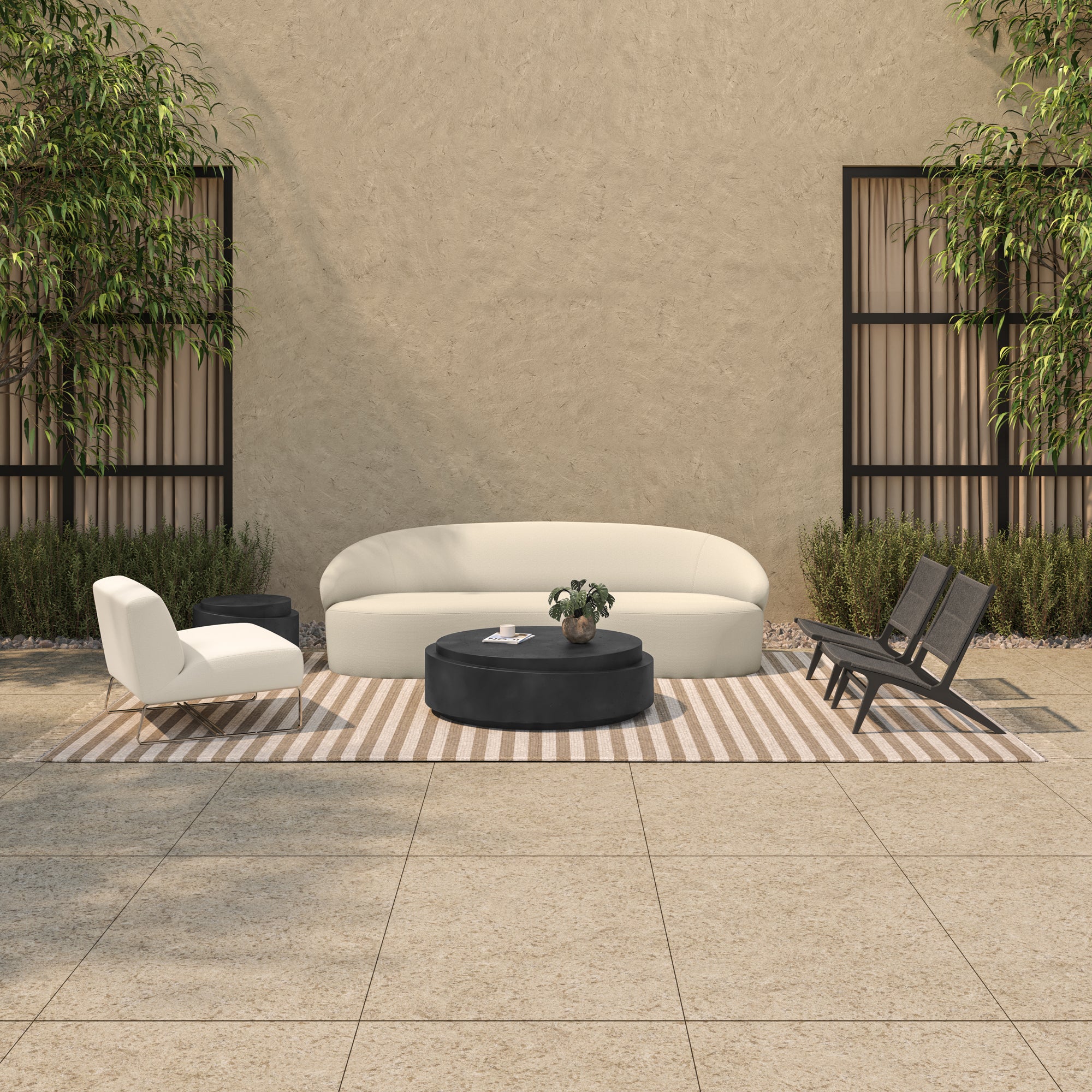 Cosmo Outdoor Accent Table FURNITURE - outdoor table Moe's Furniture