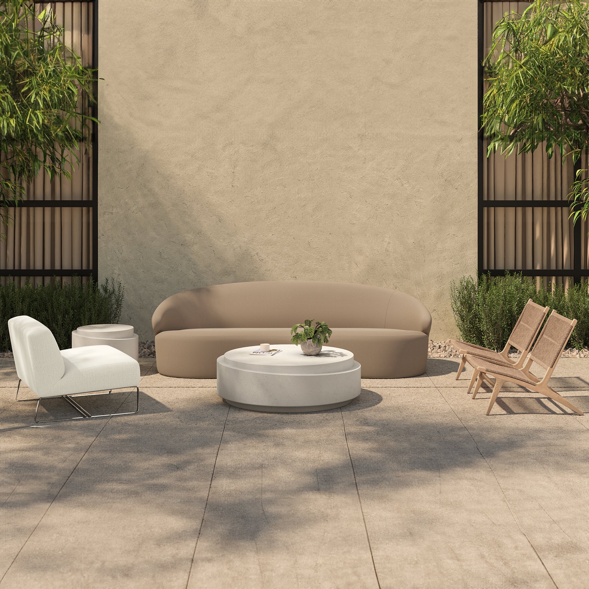 Cosmo Outdoor Accent Table FURNITURE - outdoor table Moe's Furniture
