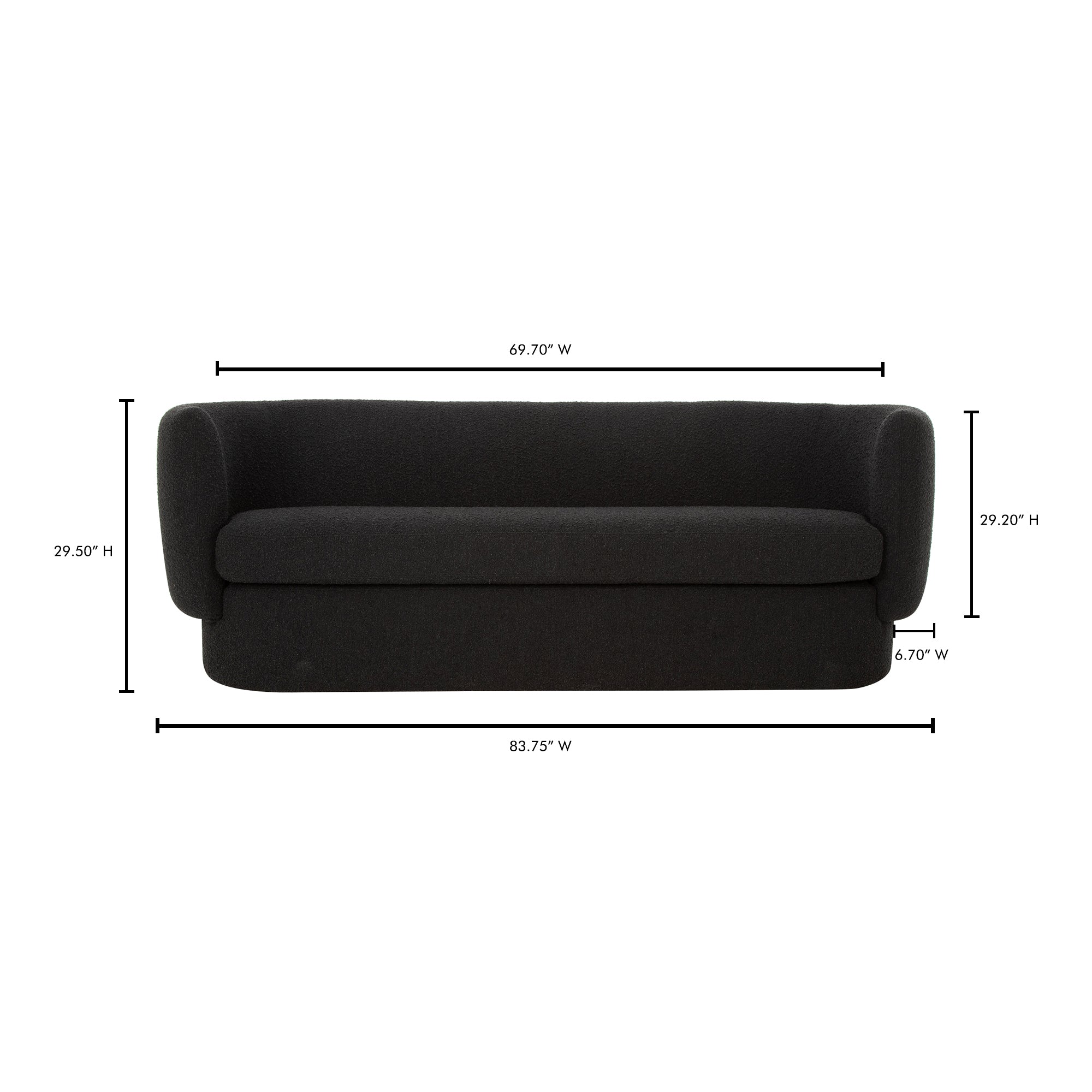 Koba Sofa FURNITURE - sofa Moe's Furniture