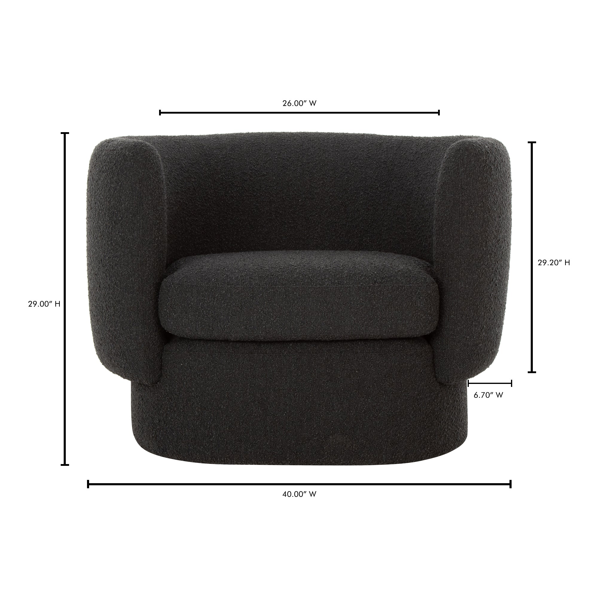 Koba Chair FURNITURE - accent chair Moe's Furniture