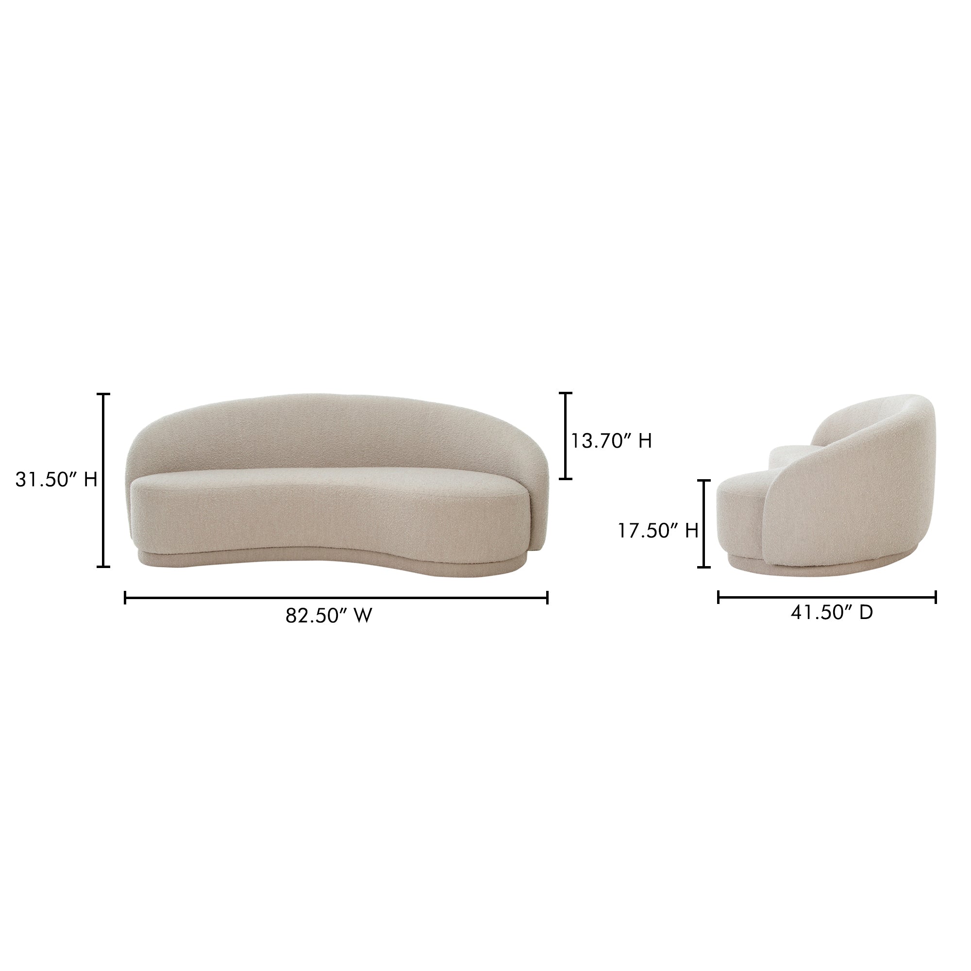 Excelsior Sofa FURNITURE - sofa Moe's Furniture