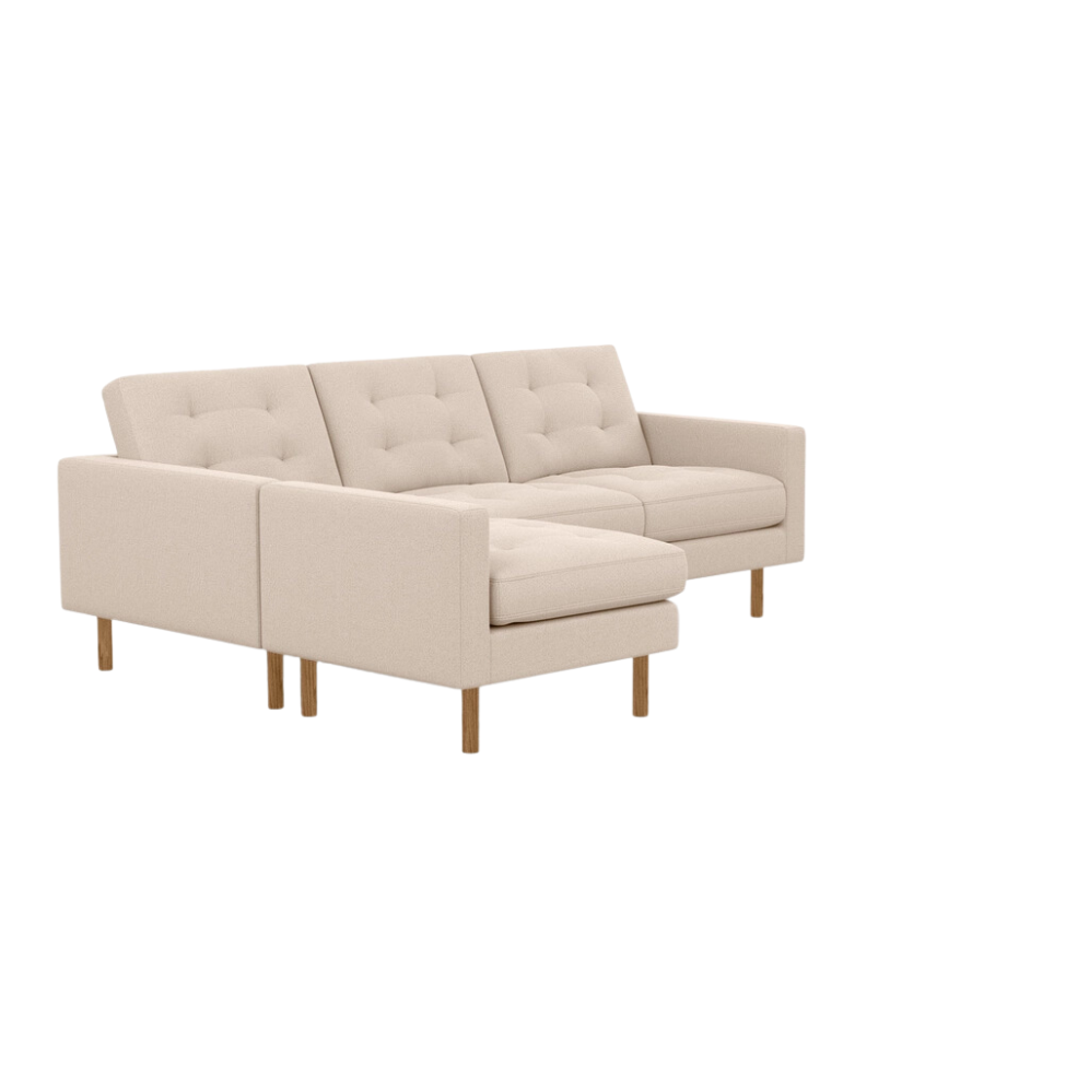 EQ3 Joan Sectional Panama Natural - Rug & Weave