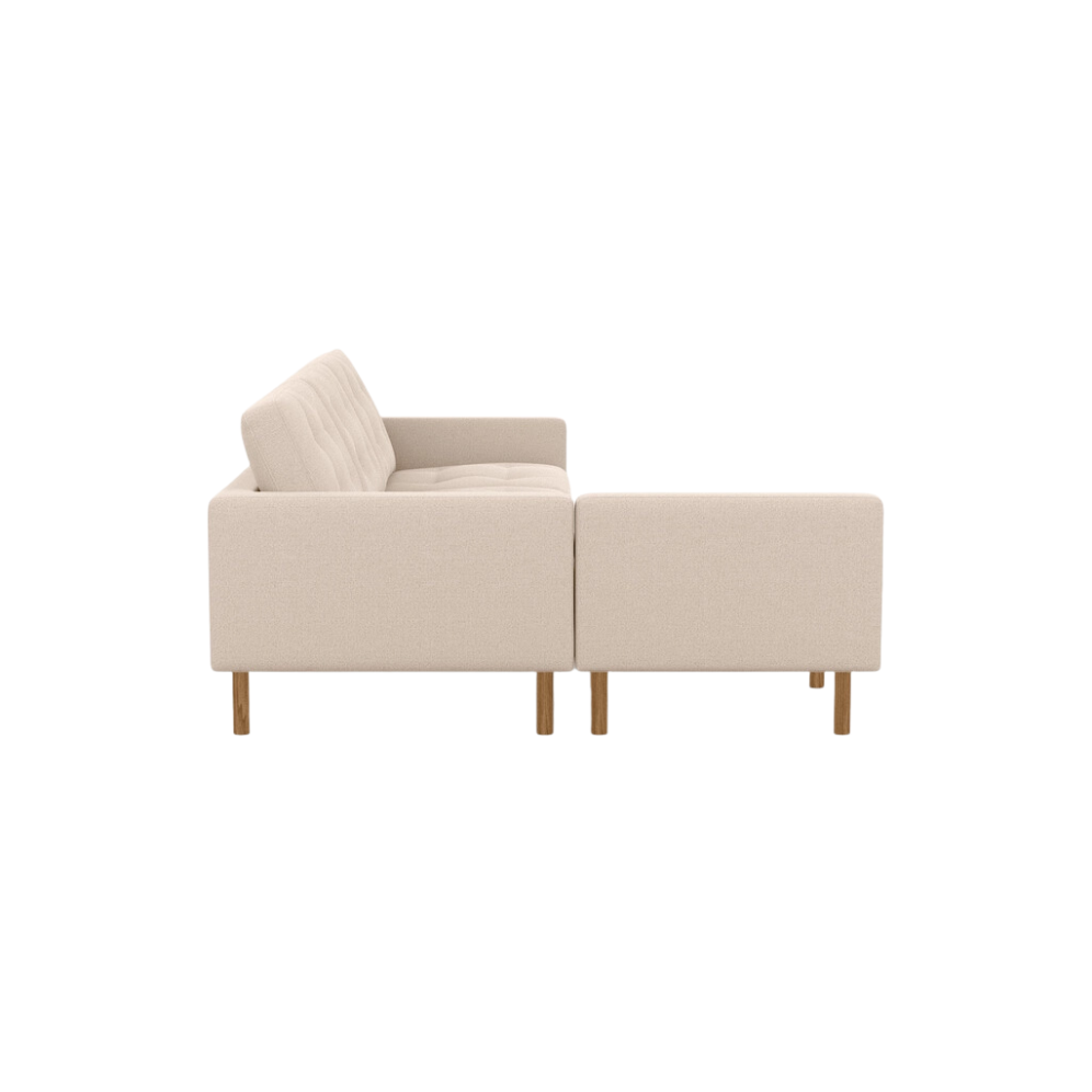 EQ3 Joan Sectional Panama Natural - Rug & Weave